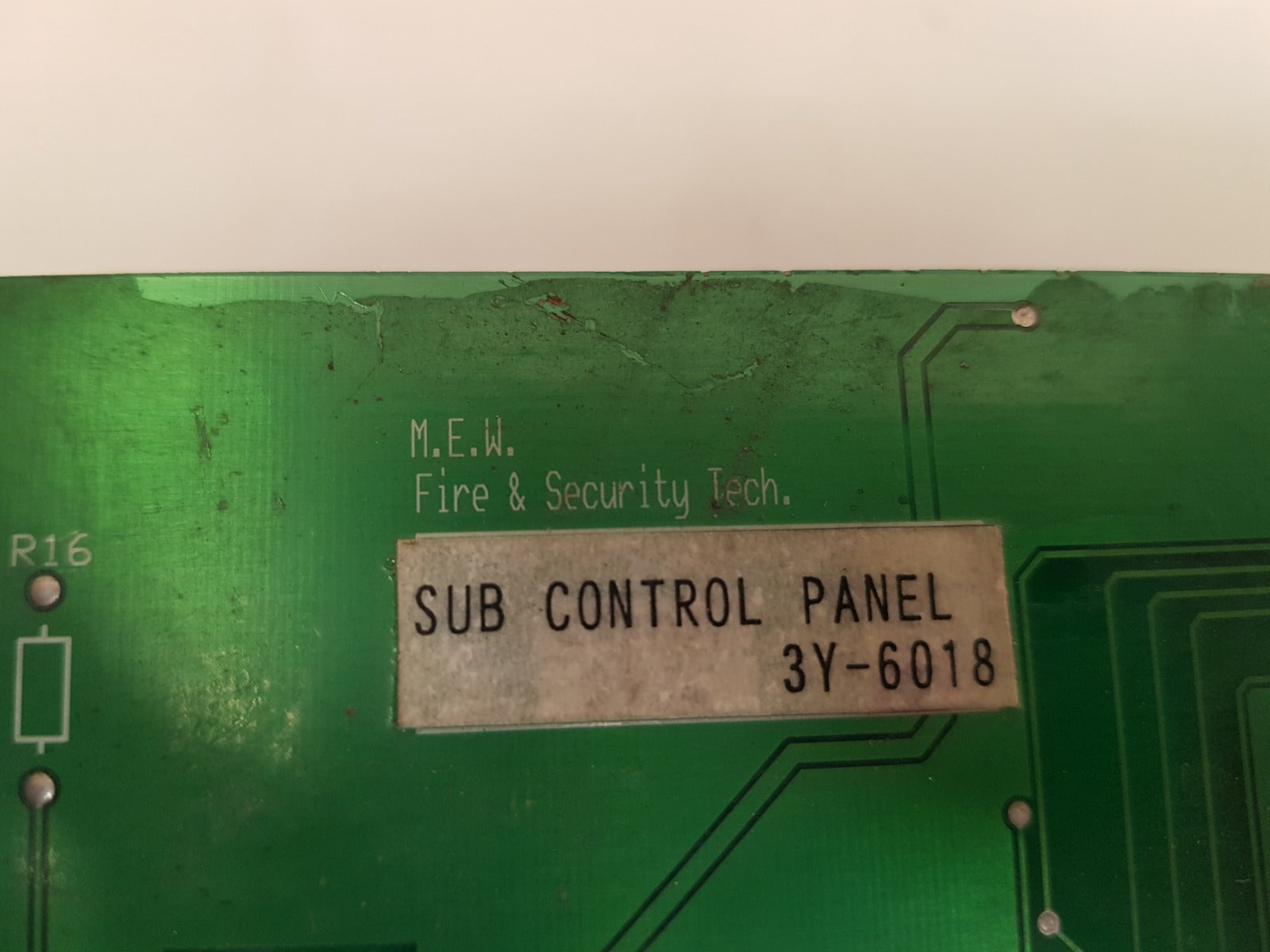 M.e.w. 3y-6018 sub control panel
