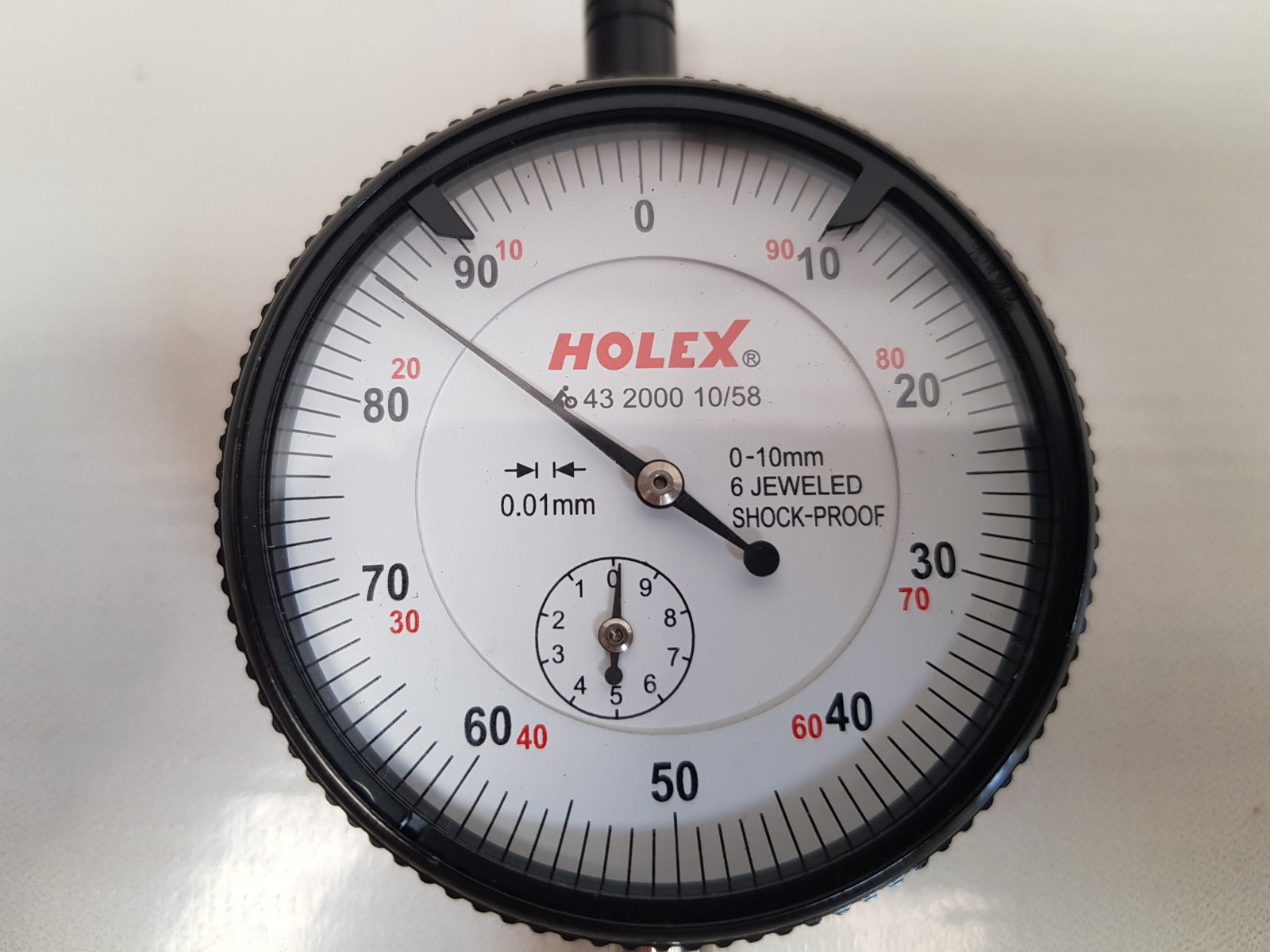 Holex 43 2000 10/58 dial indicator shockproof 0-10mm used