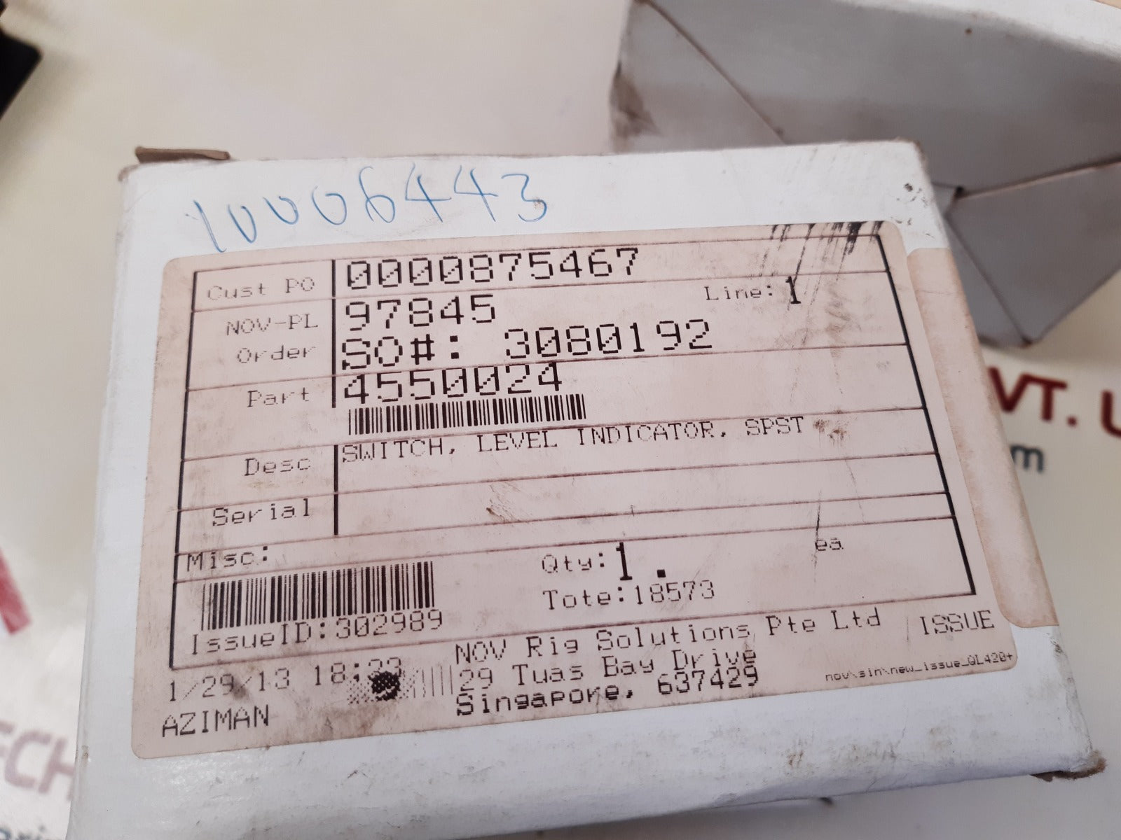 Gems 85350 switch module