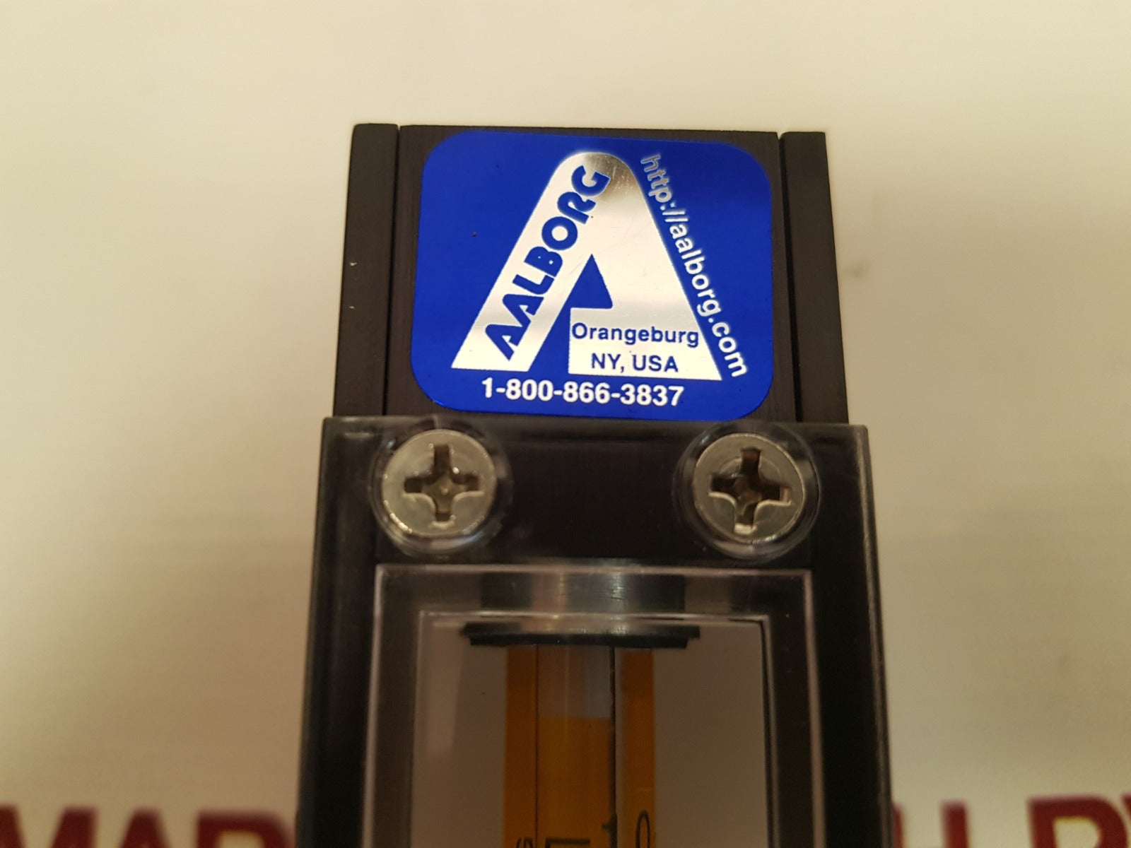 Aalborg pmr1-011489 flow meter