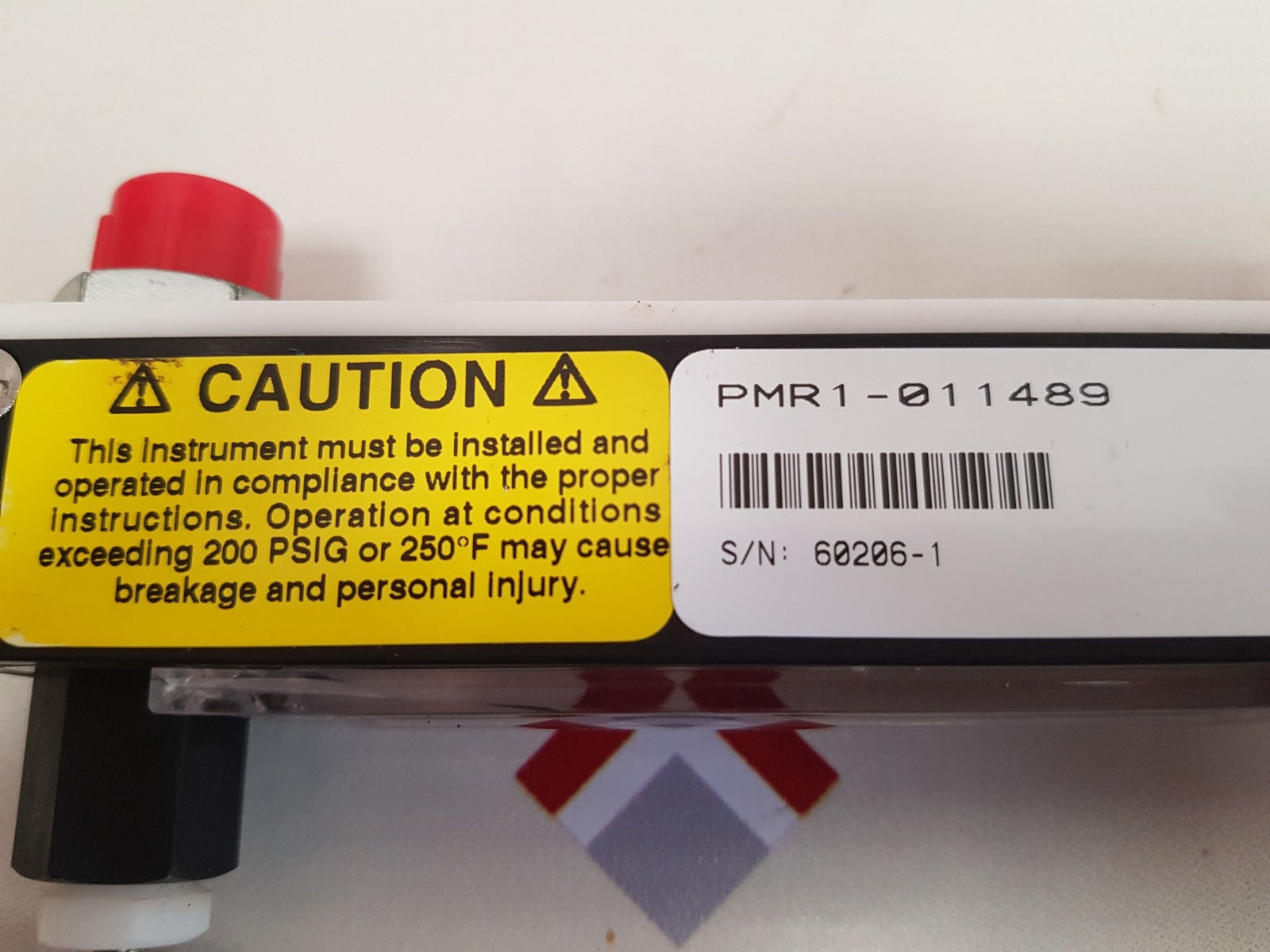 Aalborg pmr1-011489 flow meter