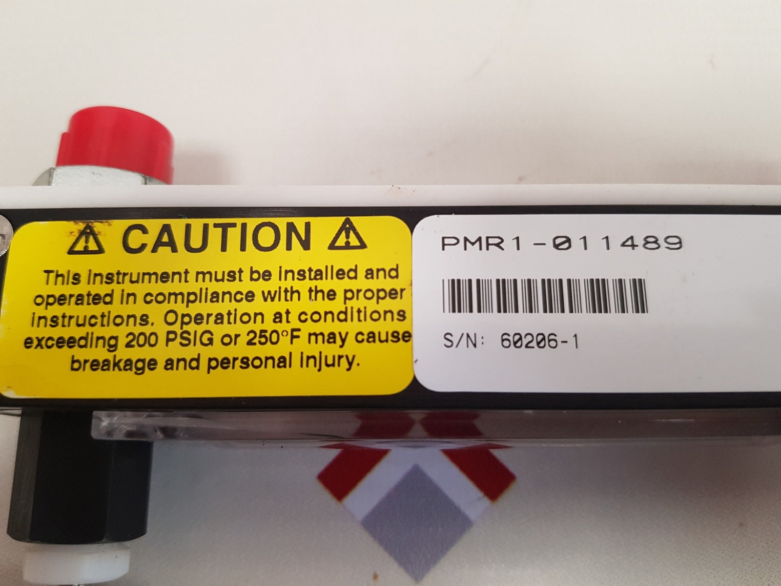 Aalborg pmr1-011489 flow meter