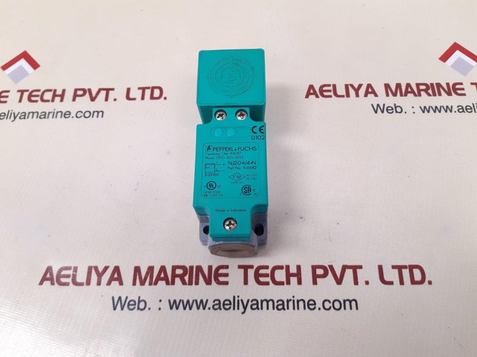 Pepperl+fuchs nj20+u4+n positioning inductive sensors