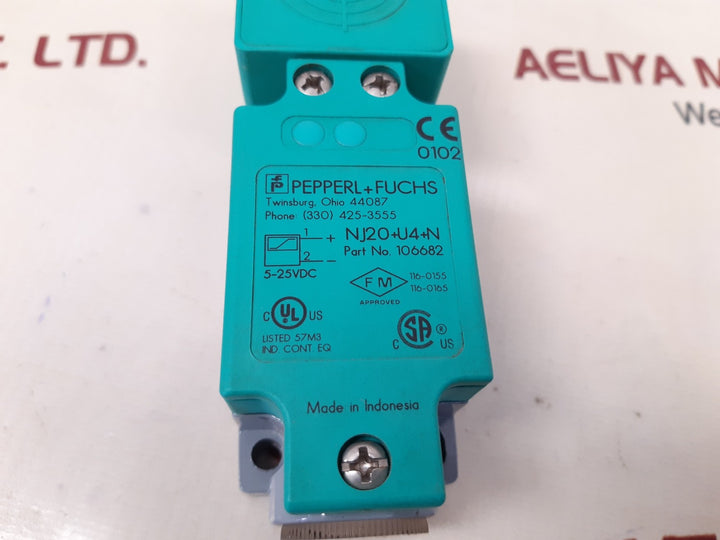 Pepperl+fuchs nj20+u4+n positioning inductive sensors