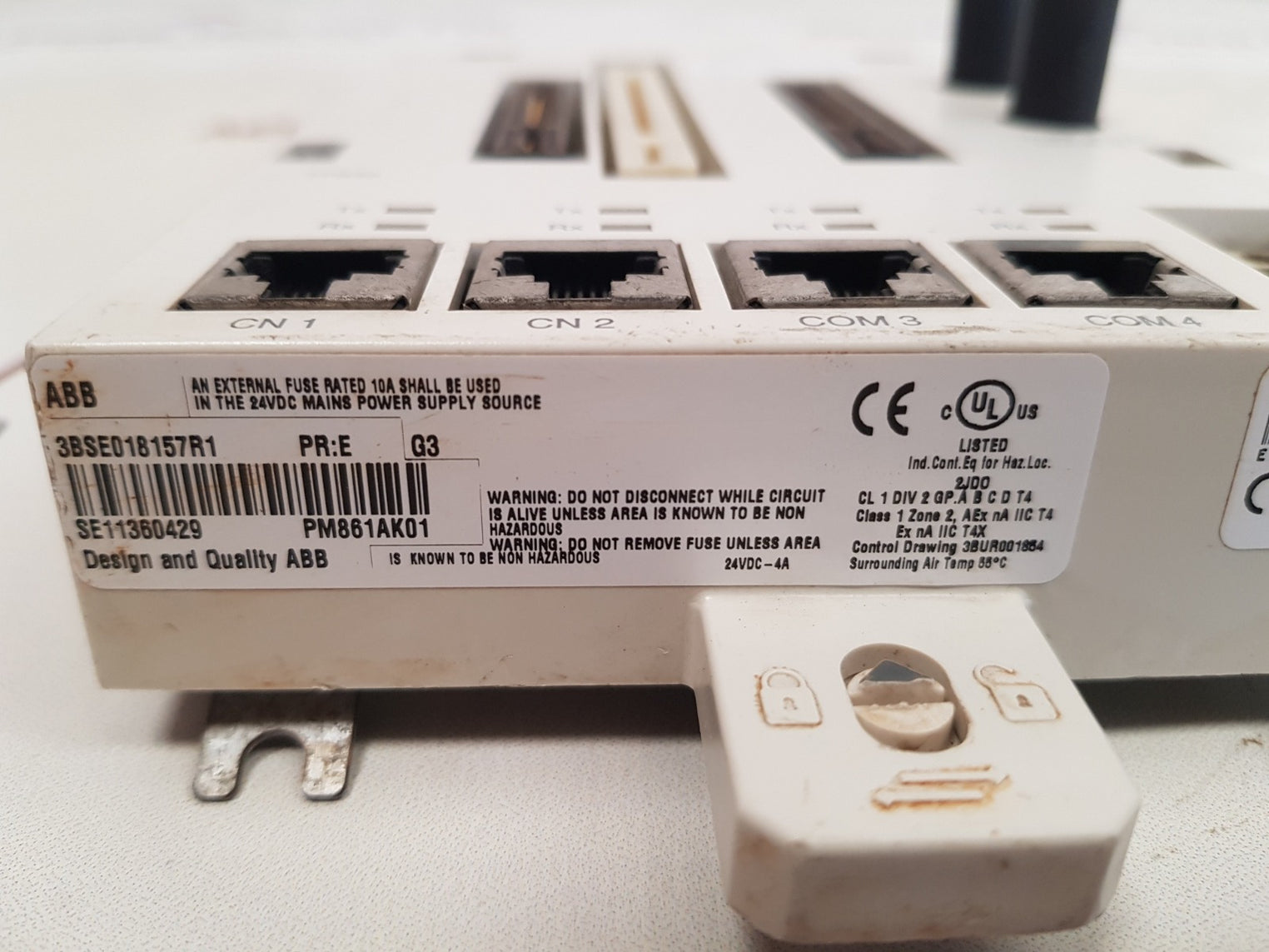 Abb 3bse018114r1 base plate pr:c