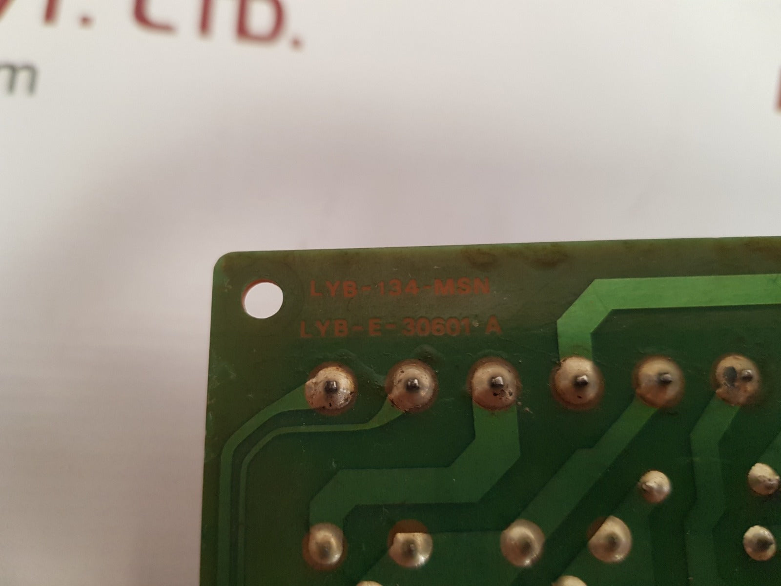 Omron lyb-134-msn pcb card