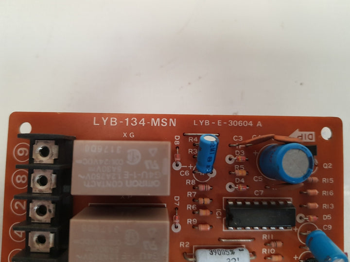 Omron lyb-134-msn pcb card lyb-e-30601 b
