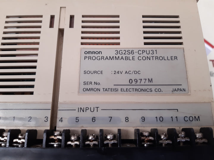 Omron 3g2s6-cpu31 sysmac s6 programmable controller