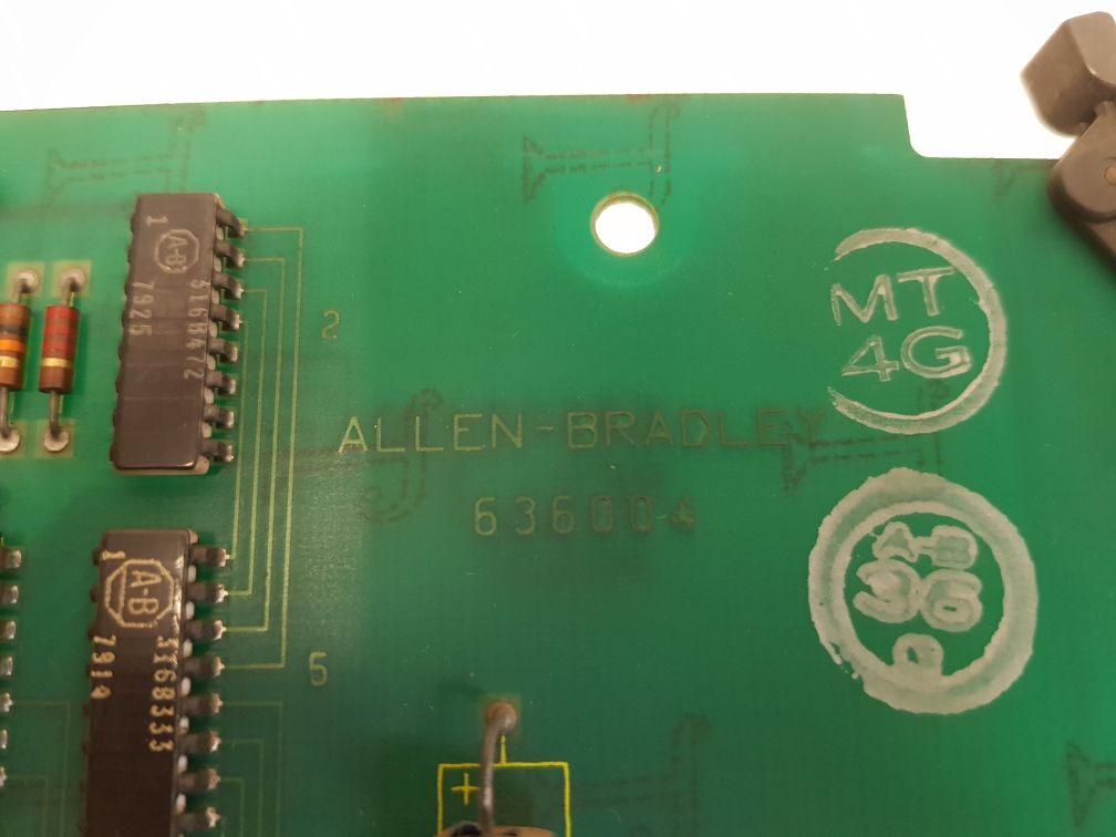 Allen-bradley 636004 01 input module rack mount card