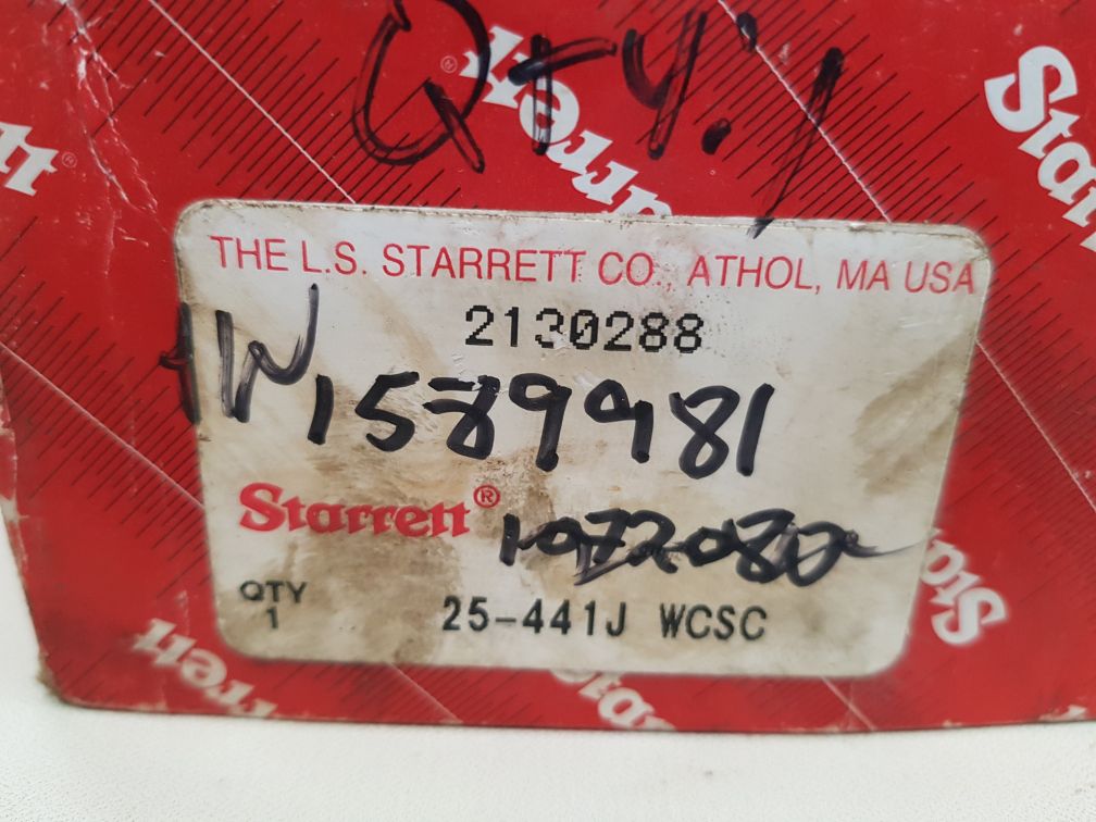 Starrett 25-441j dial indicator