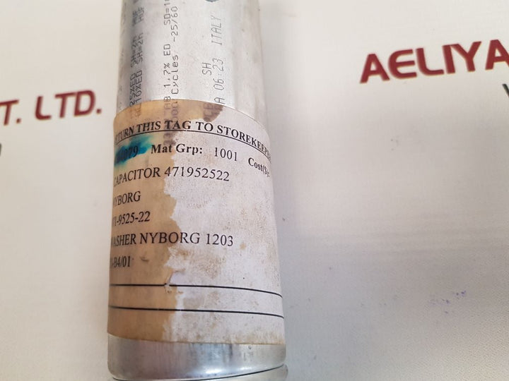 Nyborg 471 9525 22 electrical capacitor