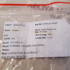 Nyborg 471-9525-25 electrical capacitor
