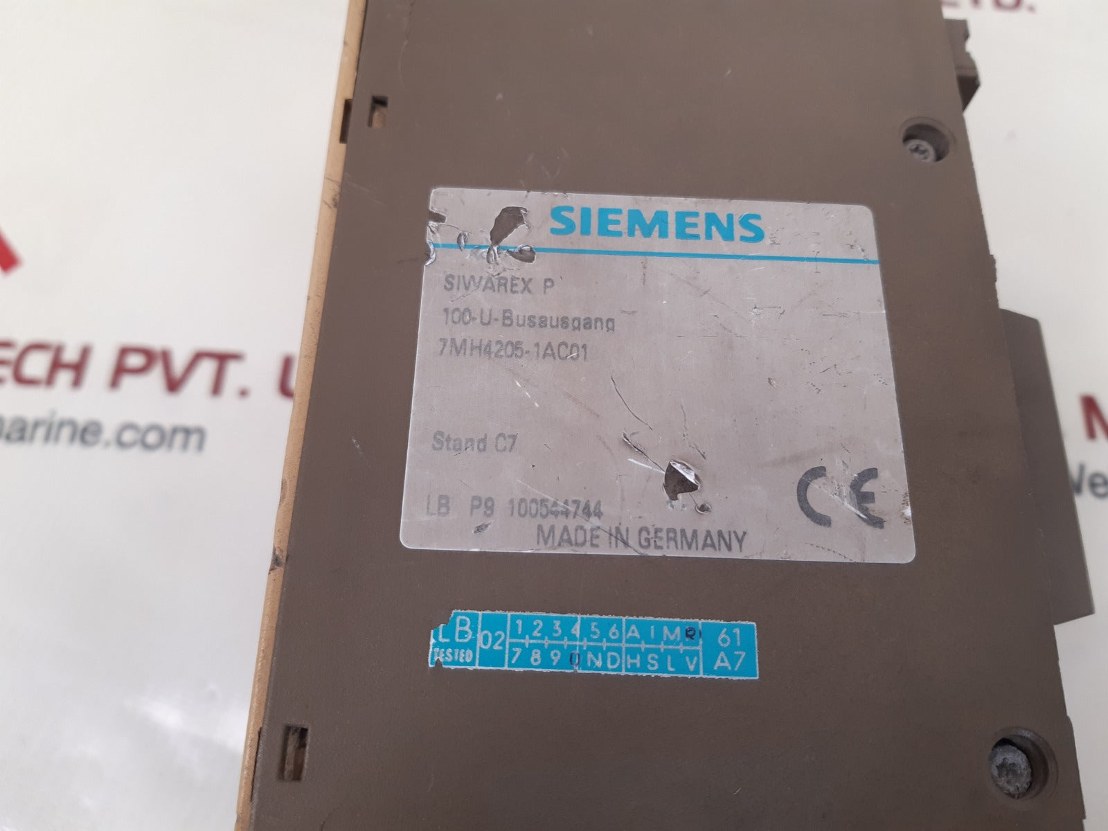 Siemens 7mh4205-1ac01 siwarex p 100-u-busausgang membrane keypad