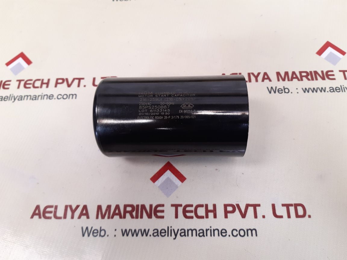 Ngm 85ps250b87/ 216-259uf motor start capacitor
