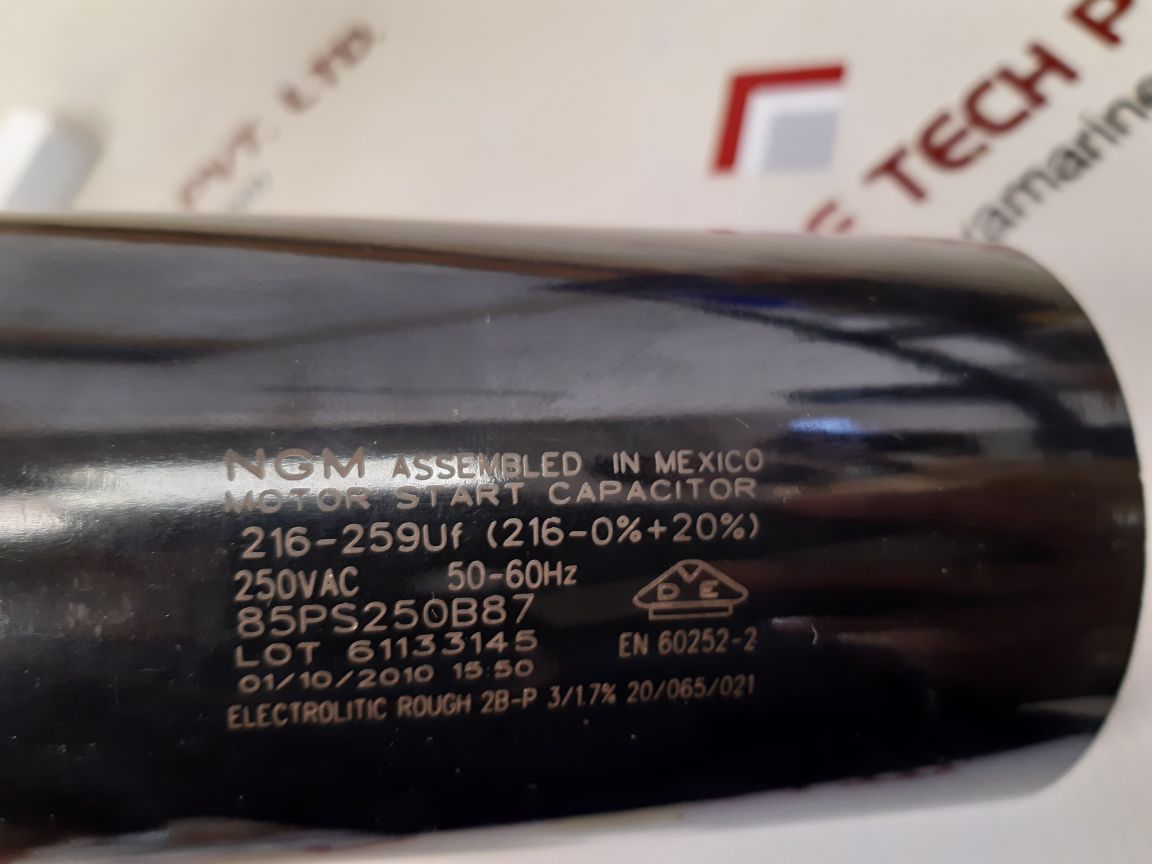 Ngm 85ps250b87/ 216-259uf motor start capacitor