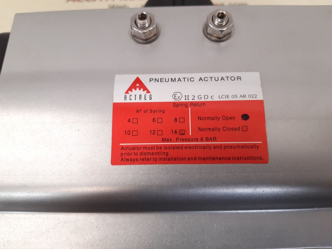 Actreg act 80r pneumatic actuator