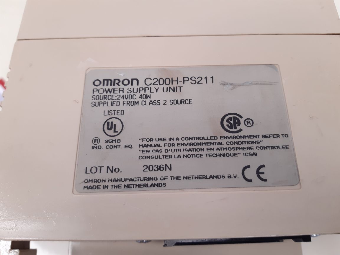 Omron c200h-ps211 power supply unit