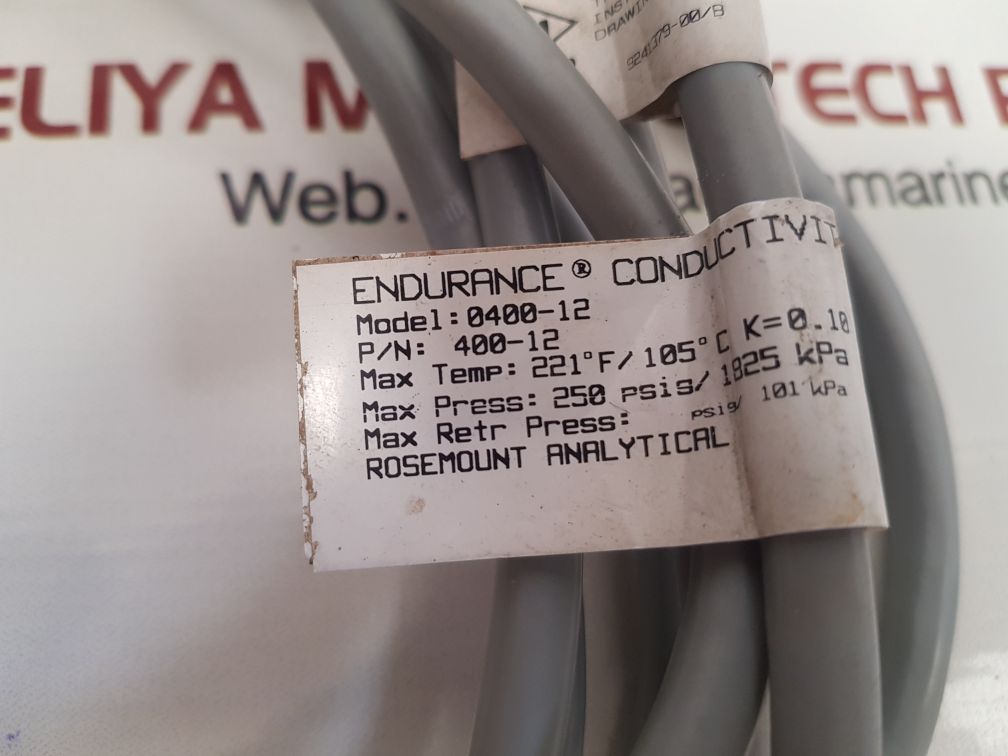 Rosemount 0400-12 endurance conductivity sensor