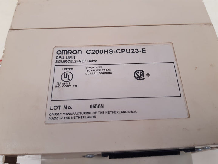 Omron c200hs-cpu23-e sysmac c200hs programmable controller