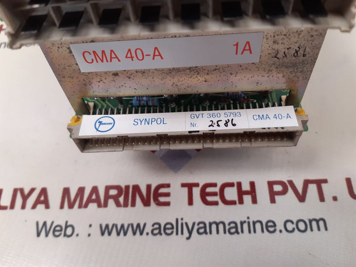Abb cma 40-a power insert card gvt 360 5793