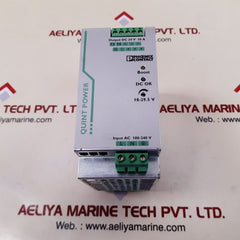 Phoenix contact quint-ps/1ac/24dc/10 power supply 100-240v~/ 50-60hz/ 4.0-1.7a