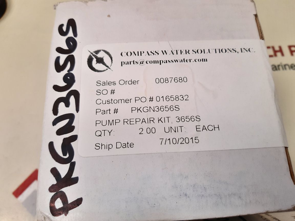 Compass water solutions 3656s pump repair kit