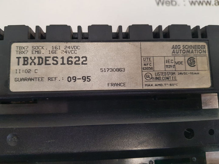 Telemecanique tbxdes1622 i/o unit