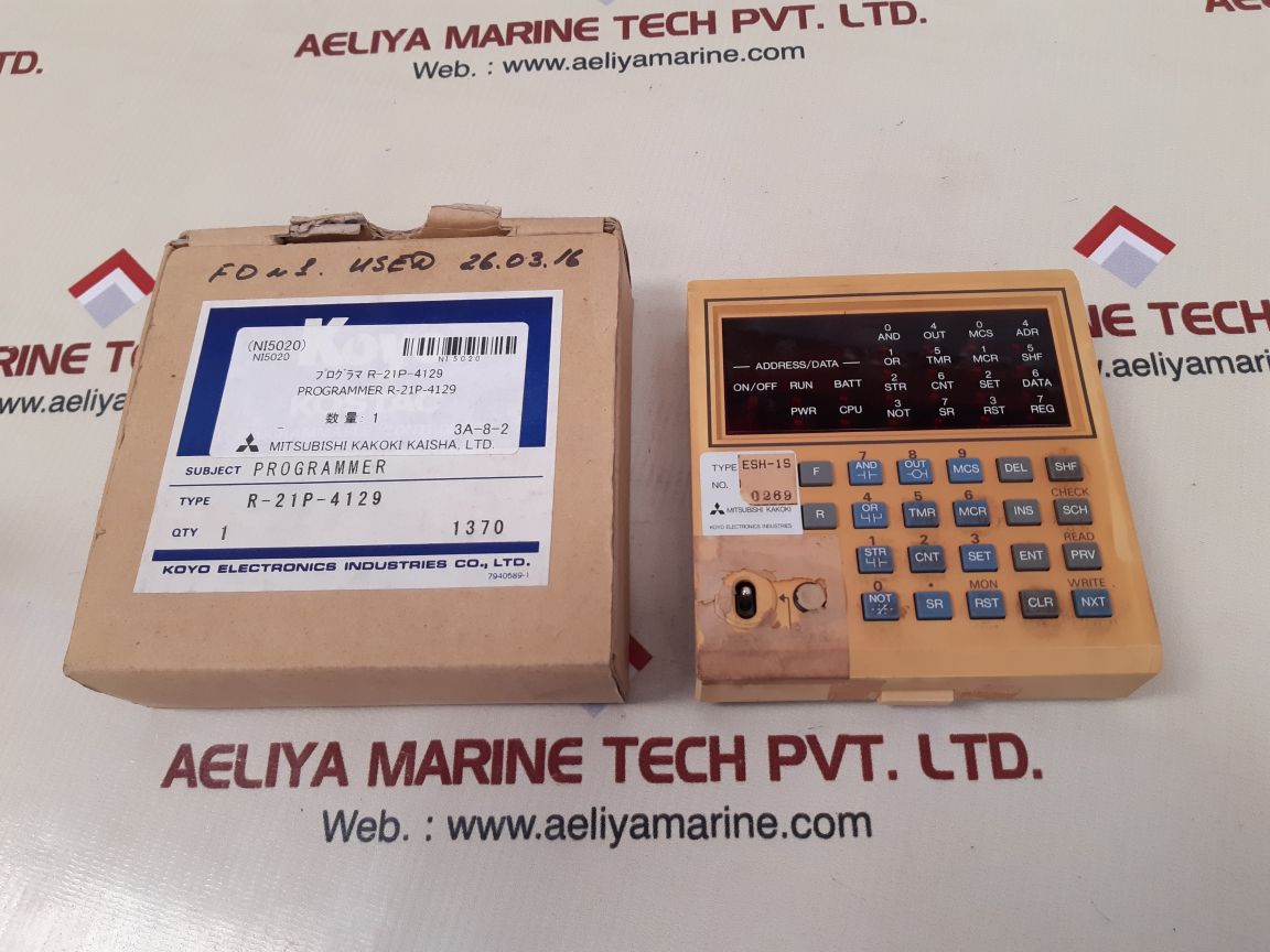 Mitsubishi r-21p-4129 programmable controller