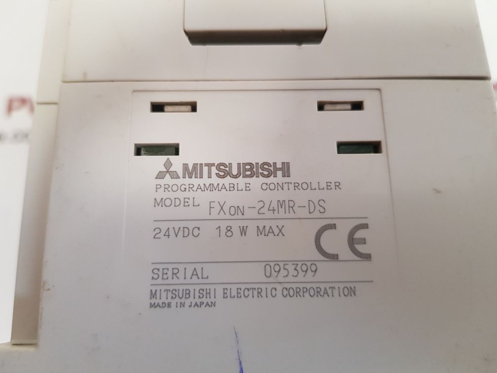 Mitsubishi melsec fx0n-24mr-ds programmable controller