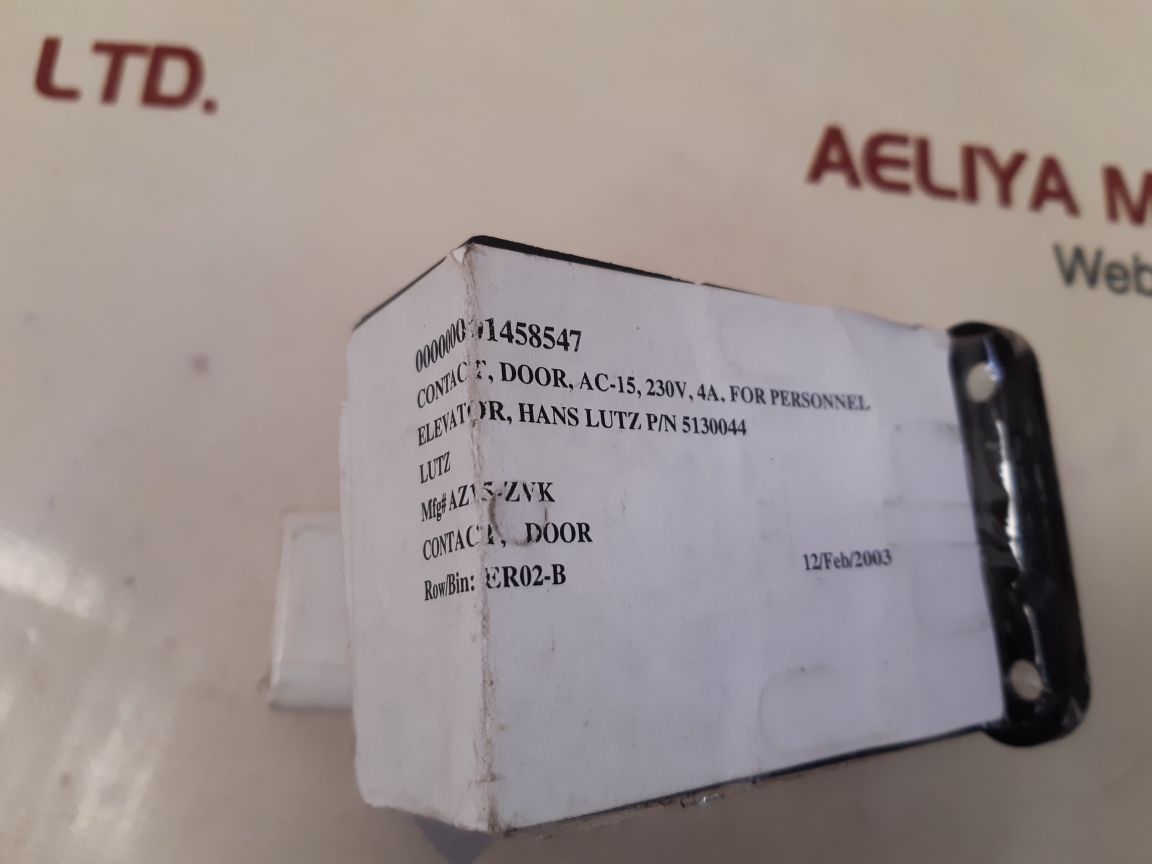 Schmersal az 15 zvk safety interlock switch