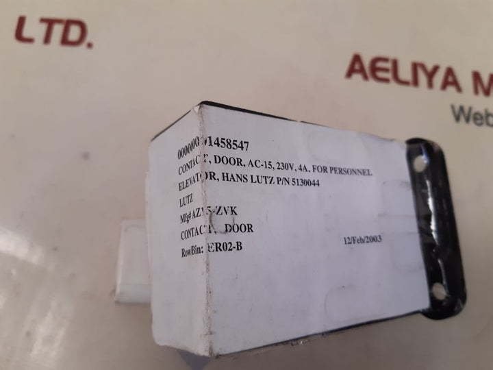 Schmersal az 15 zvk safety interlock switch