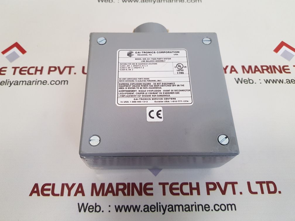 Gai-tronics 305-001 page/party system line balance assembly