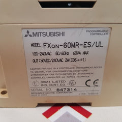 Mitsubishi fx0n-60mr-es/ul programmable controller