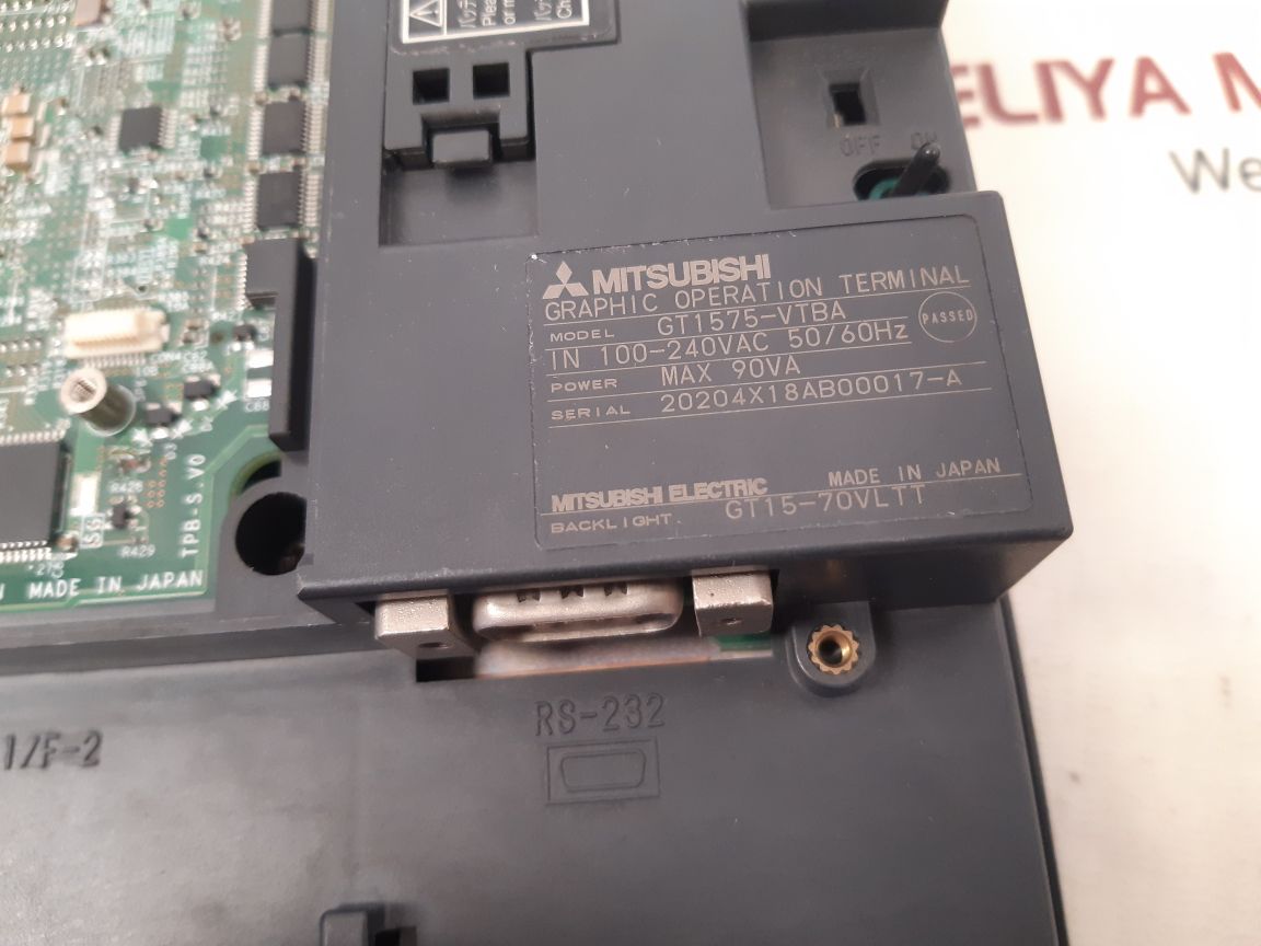 Mitsubishi gt1575-vtba touch screen