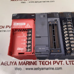 Mitsubishi melsec q61p-a2,q00cpu,qx42,qy10,qd75p4,qj71c24n-r2 module rack
