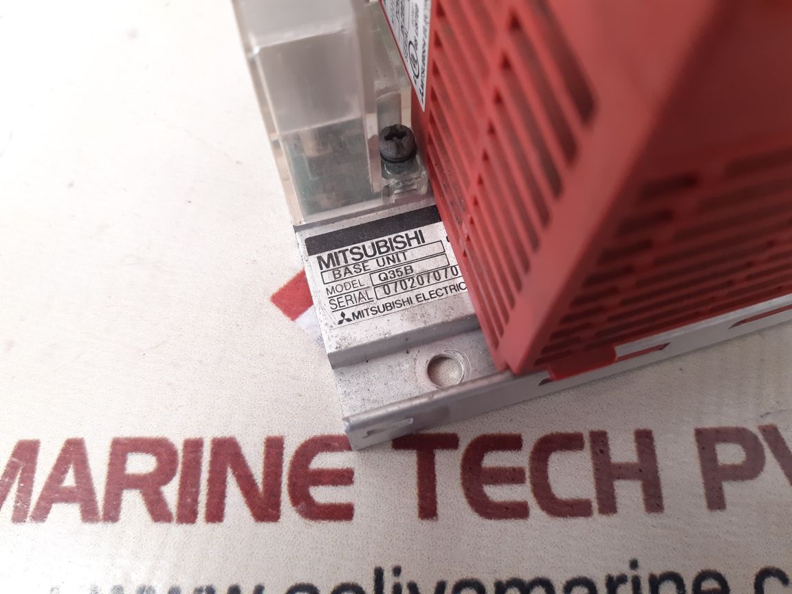 Mitsubishi melsec q61p-a2,q00cpu,qx42,qy10,qd75p4,qj71c24n-r2 module rack