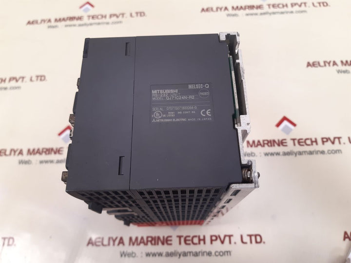 Mitsubishi melsec q61p-a2,q00cpu,qx42,qy10,qd75p4,qj71c24n-r2 module rack