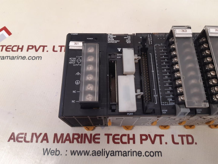 Omron pa202,cj1m cpu22,id211,od212 module rack
