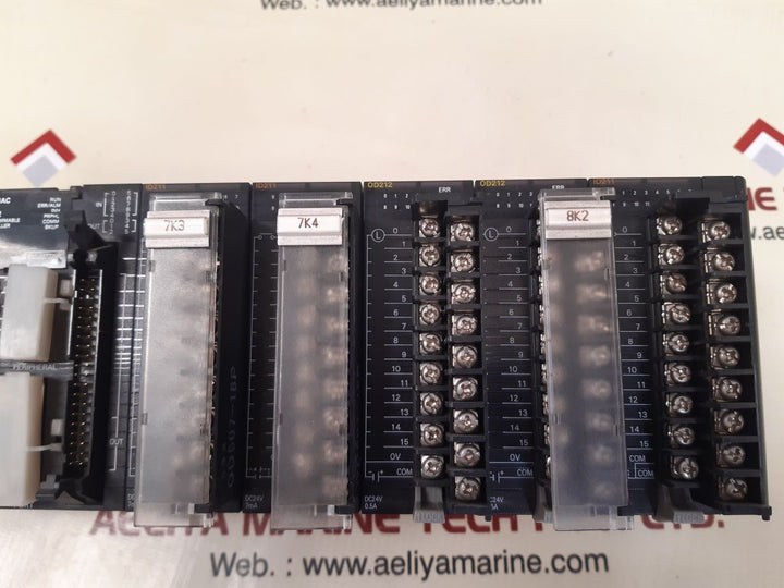 Omron pa202,cj1m cpu22,id211,od212 module rack