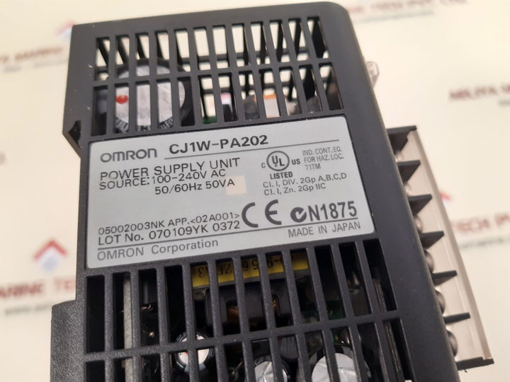 Omron pa202,cj1m cpu22,id211,od212 module rack