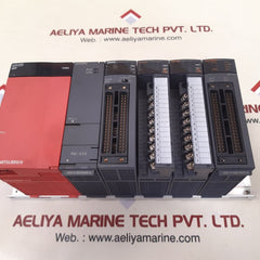 Mitsubishi melsec q61p,q00cpu,qx42,qy10,qd75p4 rack with q35b base unit