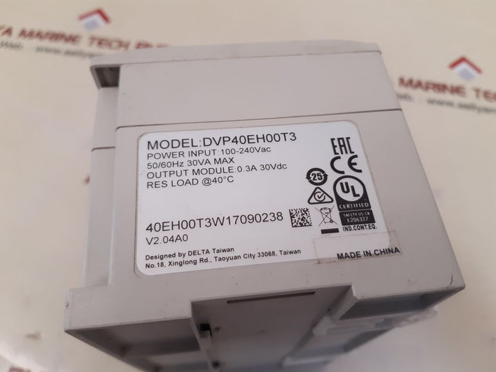 Delta dvp-eh programmable controoler dvp40eh00t3