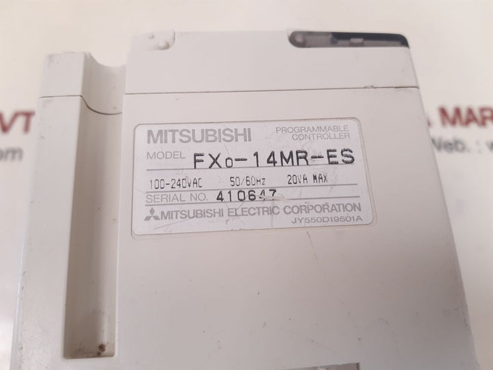 Mitsubishi melsec fx0-14mr-es programmable controller