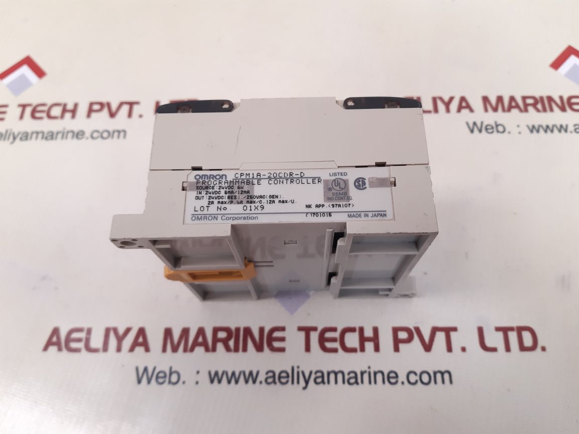 Omron sysmac cpm1a-20cdr-d programmable controller