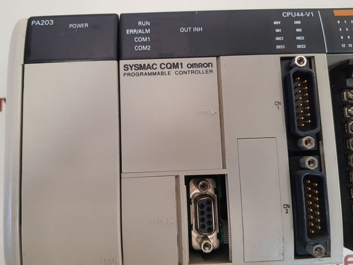 Omron pa203,cpu44-v1,id212,od214 programmable controller