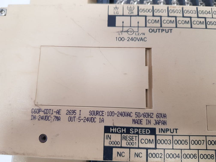Omron c60p-cdt1-ae sysmac c60p programmable controller