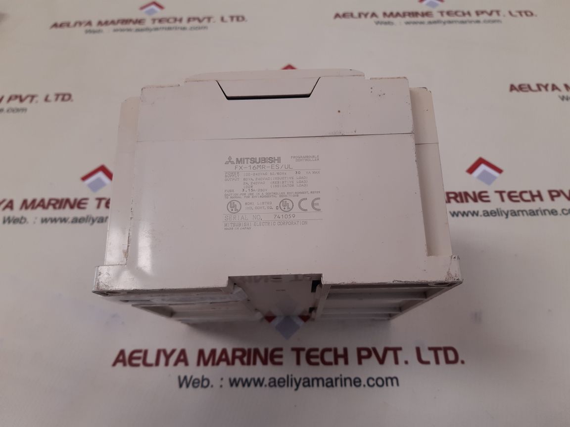 Mitsubishi fx-16mr-es/ul power supply 100-240vac 50/60hz