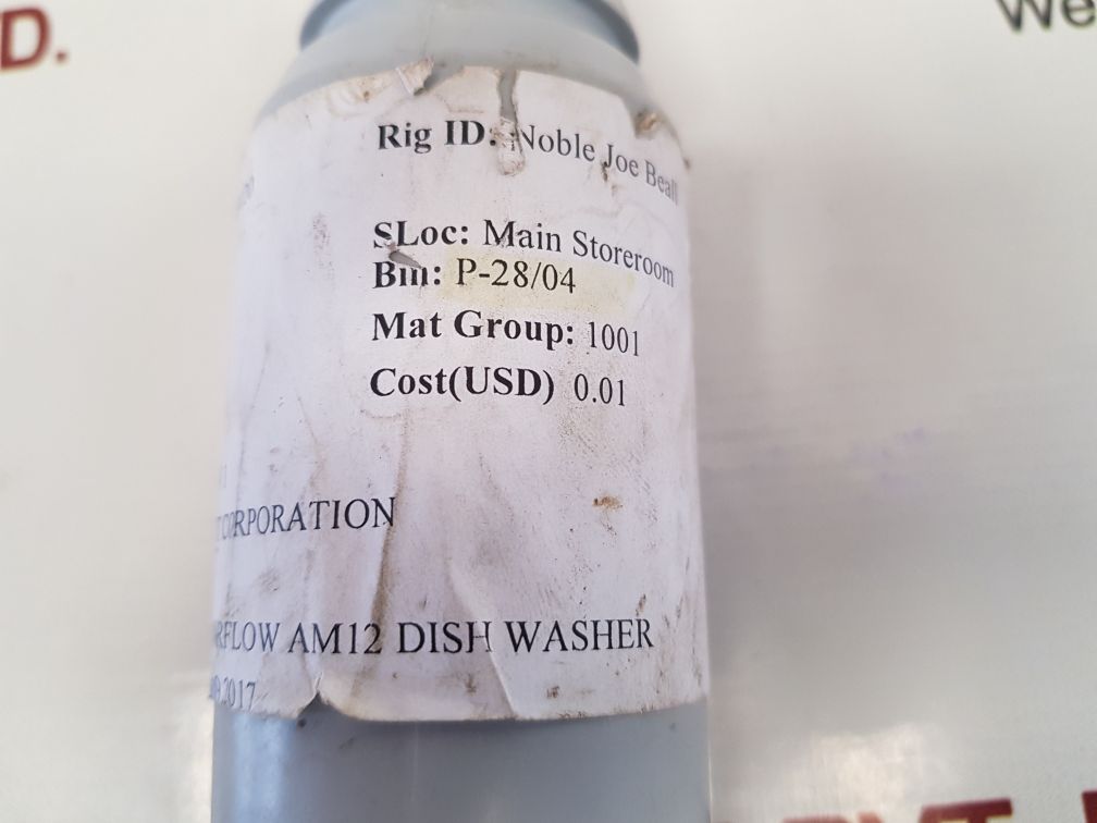 Hobart e119099 1 overflow am12 dish washer tube