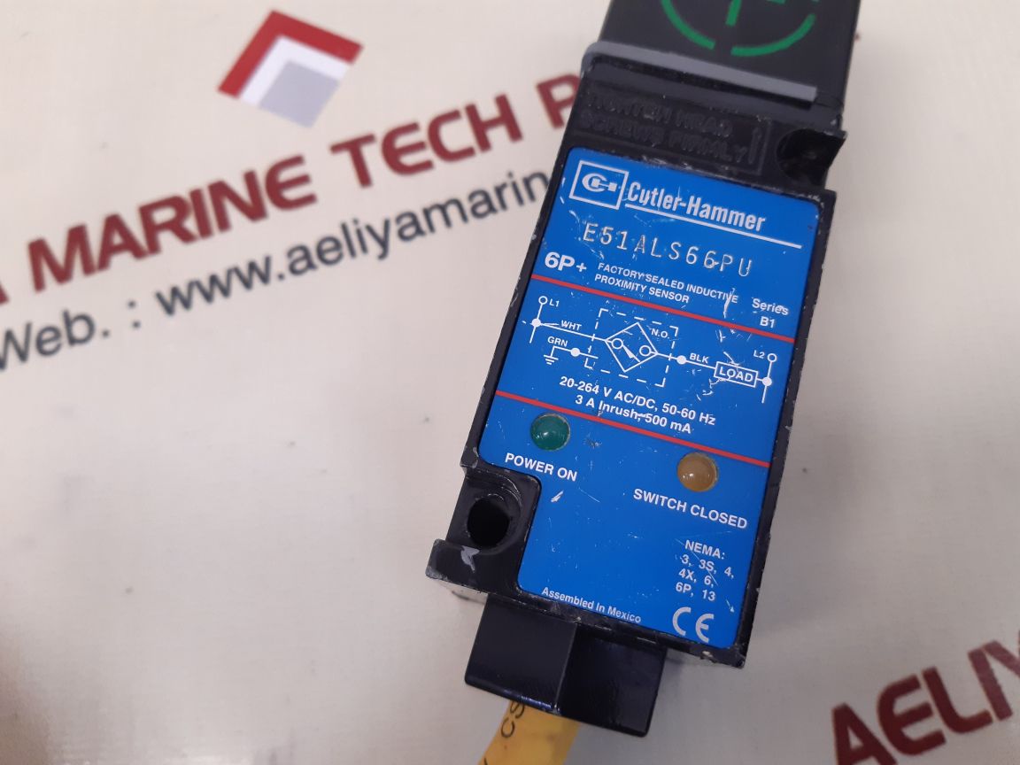Cutler-hammer e51als66pu inductive proximity sensor