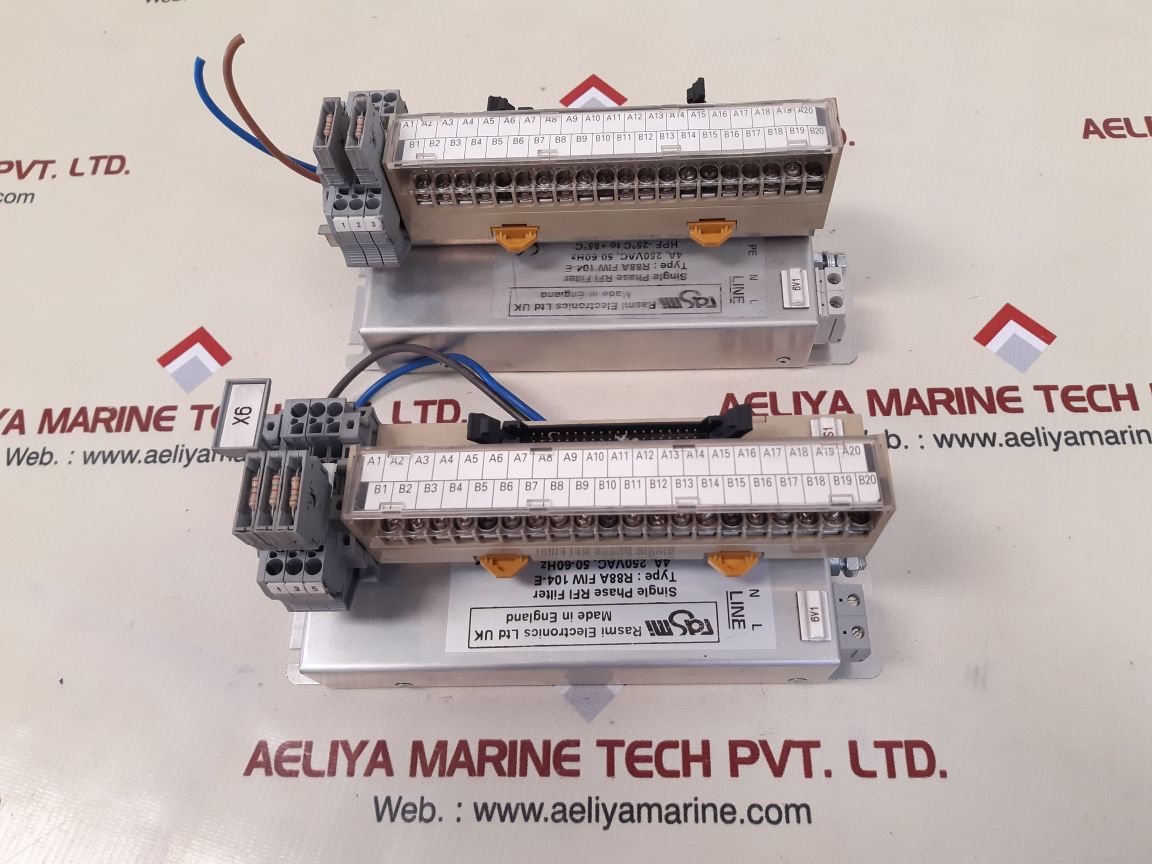 Rasmi electronics r88a fiw 104-e single phase rfi filter
